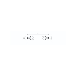 Burghie de centrare HSS, 1-6.3mm - Img 3