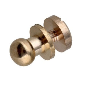 Buton din alama pentru pielarie, 8 mm - Img 5