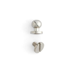 Buton nichelat pentru pielarie, Tandy Leather