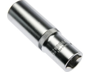 Capăt cheie tubulară lung WGB 1/2" 19 mm, crom-vanadiu - Img 2