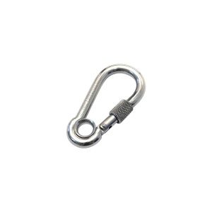 Carabiniera cu piulita de siguranta Nautic Pro 100mm, inox A4 - Img 1