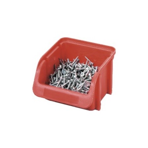 Cutie organizare/depozitare 100 mm x 75 mm x 115 mm, rosie, Port Bag - Img 3