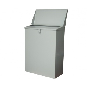 Cutie postala de exterior 252 x 115 x 340 mm, metalica, cu capac rabatabil