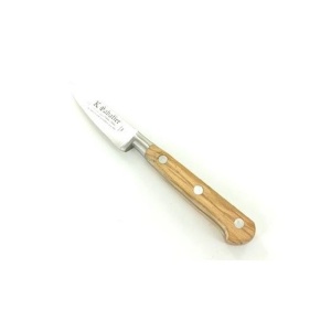 Cutit decojit fructe si legume, lungime 7cm, maner din lemn de maslin, Sabatier Authentique - Olive.