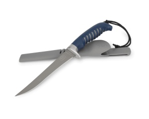 Cutit pliabil Buck 223 0223BLS-B, lama otel inoxidabil, maner aluminiu albastru - Img 2