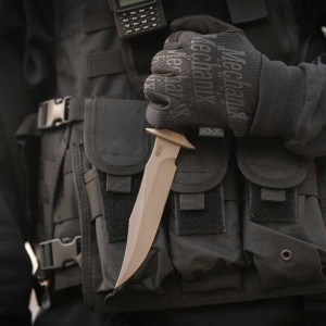 Cutit SCutit tactic SOG Tech Bowie Stonewash, otel SK-5, lama 165 mm - Img 11
