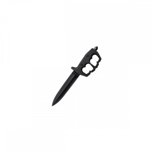 Cutit tactic Cold Steel Chaos Double Edge CS-80NTP cu lama din otel carbon SK-5 si teaca Secure-Ex - Img 3