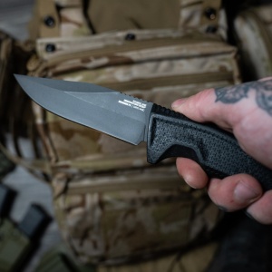 Cutit tactic SOG Recondo FX Black Straight Edge, otel CRYO 440C, lama 117 mm - Img 12