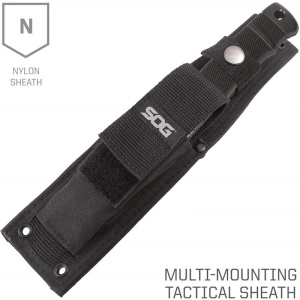 Cutit tactic SOG SEAL Pup Elite Black TiNi Straight Edge, otel AUS-8, lama 123 mm - Img 8