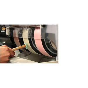 Disc texturat cu tambur plastic - 6" diamantat pentru polizare minerale/sticla pentru polizorul CabKing - Img 3