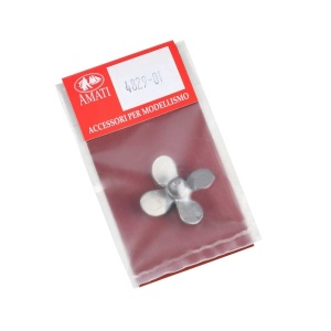 Elice metalice cu 4 lame pentru modele statice pt navomodele, 30mm, Amati - Img 2