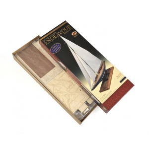 ENDEAVOUR-J Class Yacht, Goeleta - 1934 - UK Challenger, Scara 1:35, Navomodel Amati - Img 3
