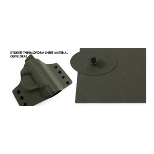 Foaie de KYDEX OLIVE DRAB - 2.36mm grosime - Img 6