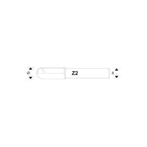 Freza HSS masina decopiat/pantograf lemn 14mm LH - Img 3