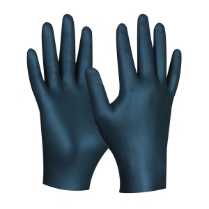 Gebol 709663, Set 100 de manusi de protectie Blue Nitril Comfort, din nitril, calitate superioara, extra subtiri, marimea 9/L - Img 2