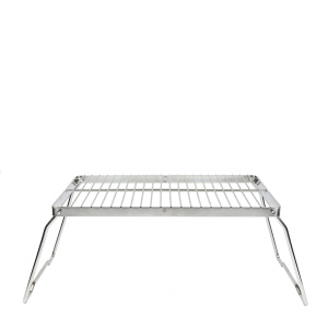 Gratar pliabil pentru foc de tabara Stabilotherm BBQ Grid Medium din otel inoxidabil