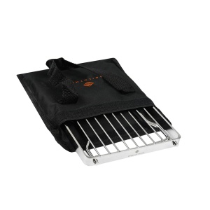 Gratar pliabil pentru foc de tabara Stabilotherm BBQ Grid Small din otel inoxidabil - Img 7