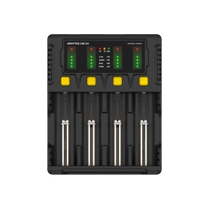 Incarcator inteligent Armytek Uni C4 Plug Type C pentru acumulatori Li-Ion, Ni-MH, Ni-Cd, LiFePO4 si Ni-Zn
