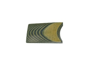Micarta de in 8 mm- Natural/Black 2/2, pentru maner de cutit