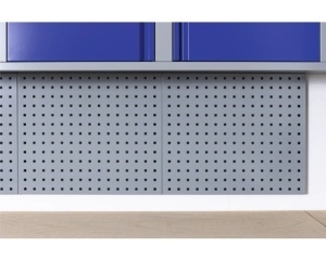 Panou perforat metalic pentru scule 590 x 550 mm cu gauri patrate - Img 2