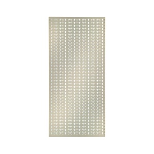 Panou perforat vertical de 500x1000 mm alb cu set de 40 carlige metalice - Img 4