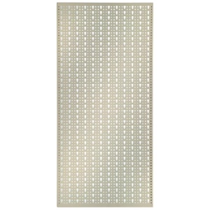 Panou perforat vertical de 500x1000 mm alb cu set de 60 carlige metalice - Img 3
