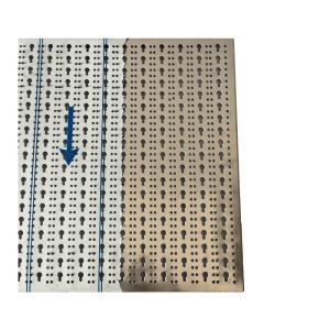 Panou perforat vertical din INOX, 1000x500mm - Img 9