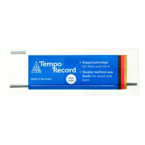 Panze traforaj cu dinti dubli Niqua TEMPO RECORD blue 13cm set 12 panze - Img 2