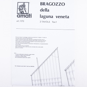 Planuri constructie navomodel, Bragozzo, Amati Italia