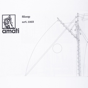 Planuri constructie navomodel, Sloop, Amati Italia - Img 4