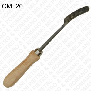 Raspel cu maner pentru sculptura lemn si marmura, 20 cm B68220, Milani Utensili - Img 2