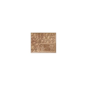 Sablon pentru pielarie, litere de mana, 25mm - Tandy Leather - Img 2