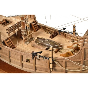 Santa Maria - 1492 Nava amiral al lui Columb, Navomodel Amati, Scara 1:65, Lungime 54cm - Img 6