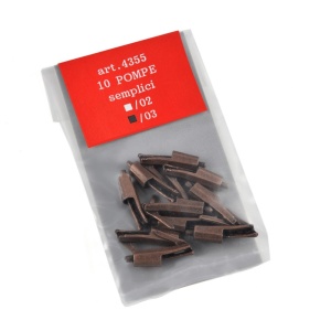 Set 2 pompe simple din metal pentru navomodele, 7mm, Amati - Img 2
