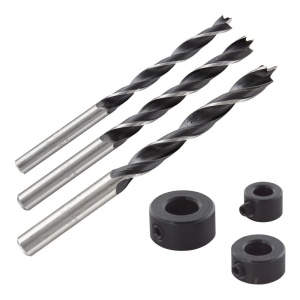 Set 3 burghie pentru dibluri, Wolfcraft