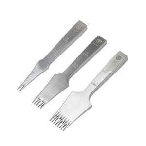 Set 3 dalti pielarie tip frantuzesc reverse WUTA de 3mm - Img 2
