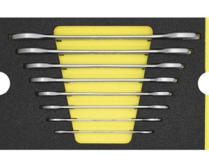 Set chei fixe duble, 8 piese, insertie pentru sertar