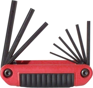 Set chei locas hexagonal tip briceag 5/64"-1/4"/9 piese