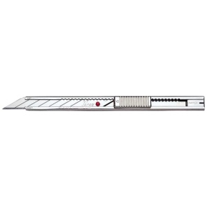 Set Cutter / cutit utilitar INOX mic - NT Cutter - 9mm + 10 lame de schimb - Img 3