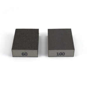 Set de 2 blocuri groase de slefuit cu granulatie de 60 și 100 - Atesania Latina - Img 2
