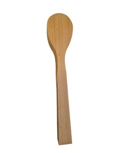 Set lingura subtire si spatula de cioplit din lemn de cires - Img 18