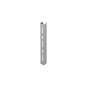 Sina simpla de perete Dolle Single Slot 145mm, argintie, pentru rafturi modulare - Img 2