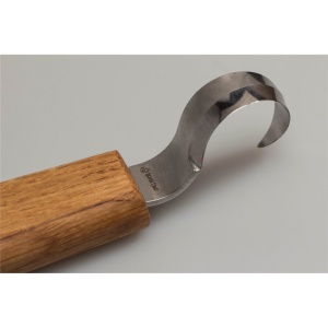 SK1Oak Cutit de cioplit linguri 25mm, cu maner de stejar, BeaverCraft - Img 11