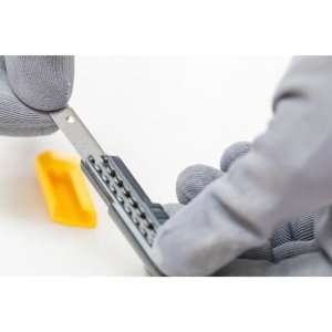 Stanley 0-10-150, Cutter cu blocare prin glisare, dispozitiv de rupere a lamei, 130mm + o lama segmentata 9mm - Img 8