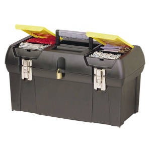 Stanley 1-92-066, cutie de depozitare 19" cu inchizatoare metalica, 2 organizatoare si tava