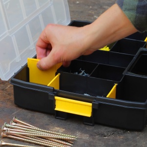 Stanley 1-97-483, cutie cu organizator junior sortmaster, 37,5 x 6,7 x 29,2 cm - Img 4