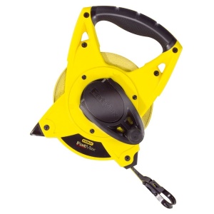 Stanley 2-34-814, ruleta deschisa fatmax cu banda din fibra de sticla 30m, mulinare rapida, tru-zero, 30m x 19mm, blister - Img 3