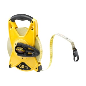 Stanley 2-34-824, ruleta deschisa fatmax cu banda din fibra de sticla 60m, mulinare rapida, tru-zero, 60m x 19mm, blister - Img 2