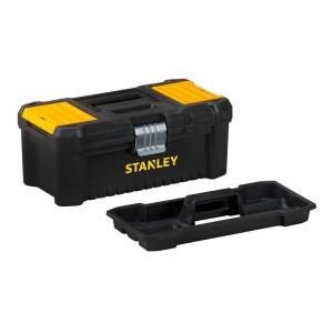 Stanley STST1-75515, essential, cutie pentru scule cu doua organizatoare pe capac si tava detasabila, inchizatoare metalica, 7.60 litri, (12.5 inch) 320x188x132mm - Img 3
