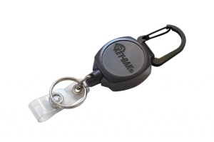 Suport de chei retractabil cu cablu kevlar de 60 cm si carabina, Sidekick Key-Bak